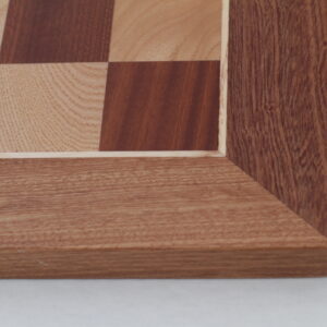 B52-Plateau d'échecs en acajou Sapelli 54 cm