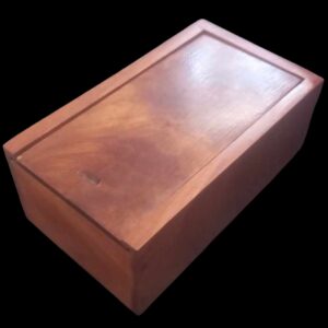 D10 Boite de rangement en acajou